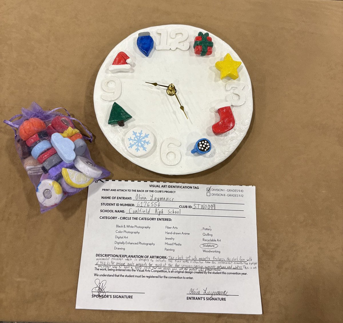 2028Laymance's tweet image. Had an amazing time at Beta convention 2025!! Completed in the sculpture contest this year and can’t wait for next year! 📸🔌✨#nationalbetaclub #wiredforsuccess