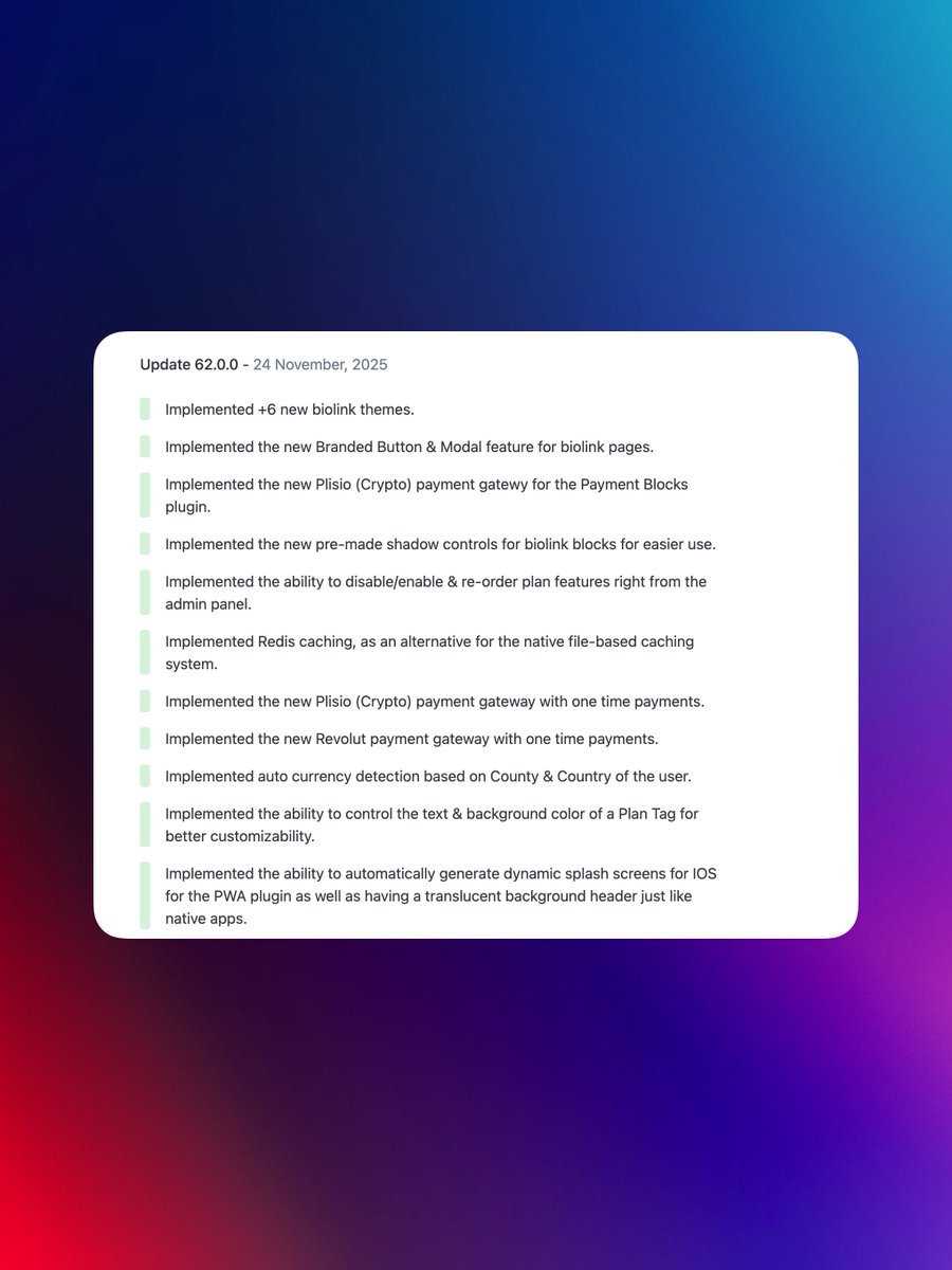 AltumCode's tweet image. The new products updates round starts with 66biolinks 🔥

A ton of great additions and overall improvements ✅

Will keep submitting each product update one by one ☝️