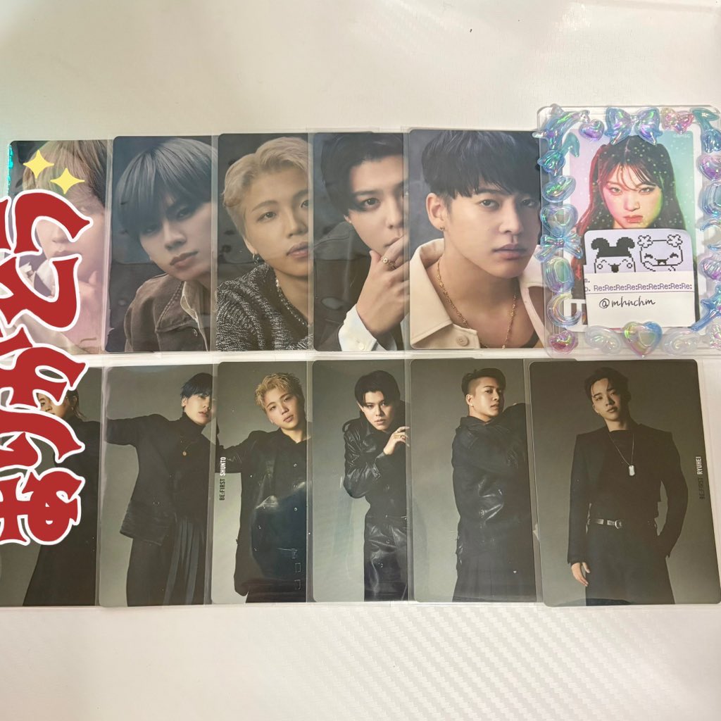 mhnchm's tweet image. BMSG BE:FIRST MAZZEL HANA STARGLOW ラスピ 交換

譲:画像1-4

求:MAZZEL 「Only You」 未使用シリアル ∞

お気軽にお声掛けください🙇🏻‍♀️

#BMSG交換 #BEFIRST交換 #MAZZEL交換 #STARGLOW交換 #HANA交換 #ラスピ交換