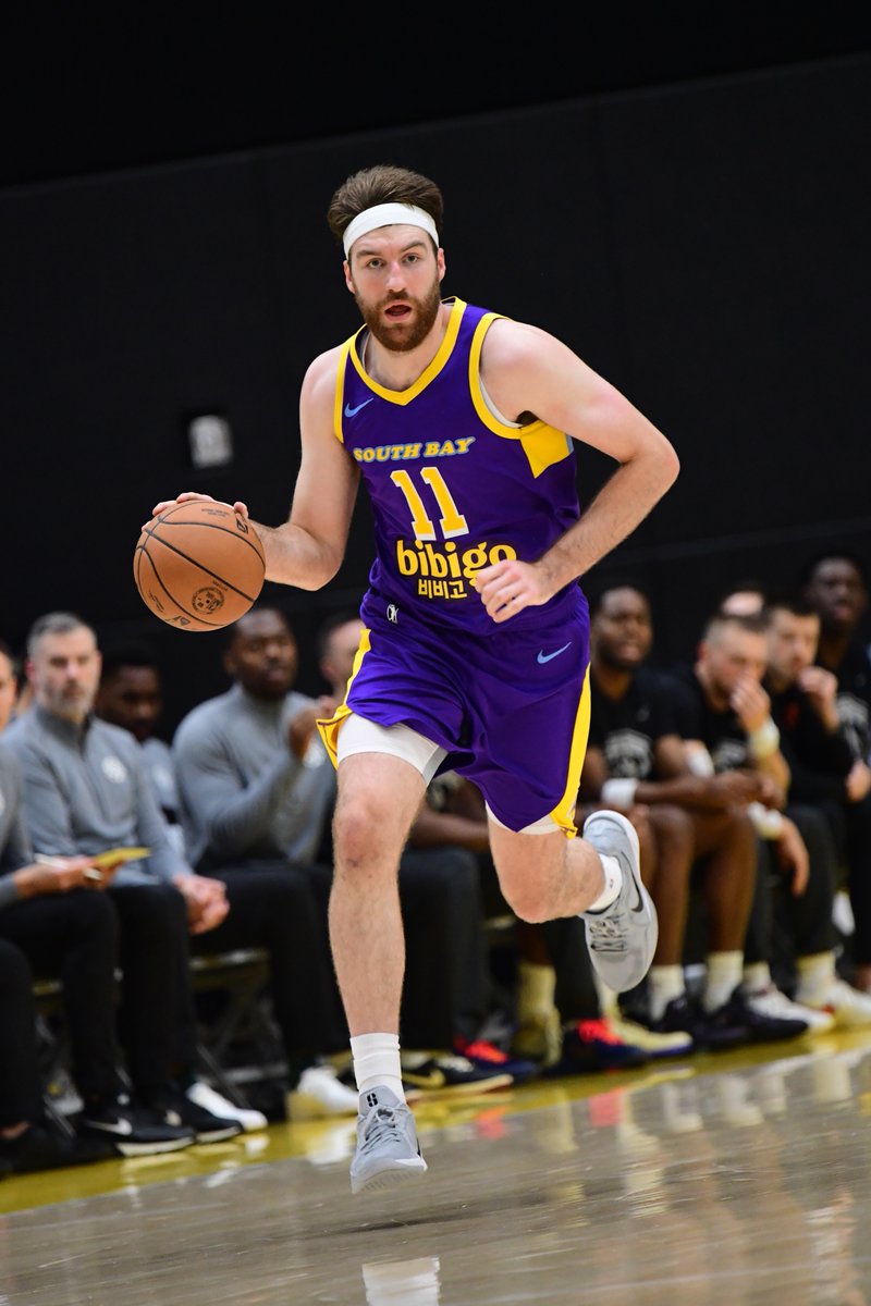 Lakers are signing center Drew Timme to a two-way NBA deal from their South Bay team, per @ShamsCharania 