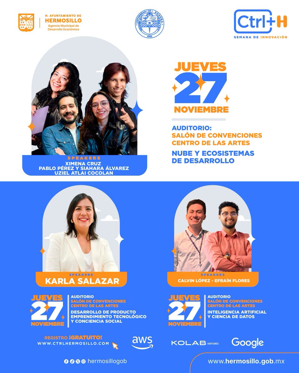 torcdotdev's tweet image. 🌵 Esta semana nos vemos en Hermosillo! @helenismo estará en Ctrl+H compartiendo hacks para impulsar tu carrera dev + iniciativas que estamos construyendo en Torc.

📅 Jueves 27 | 10:00 AM
🔗 luma.com/v2o3f1zl?from=… 

#TorcCommunity #TorcEvents