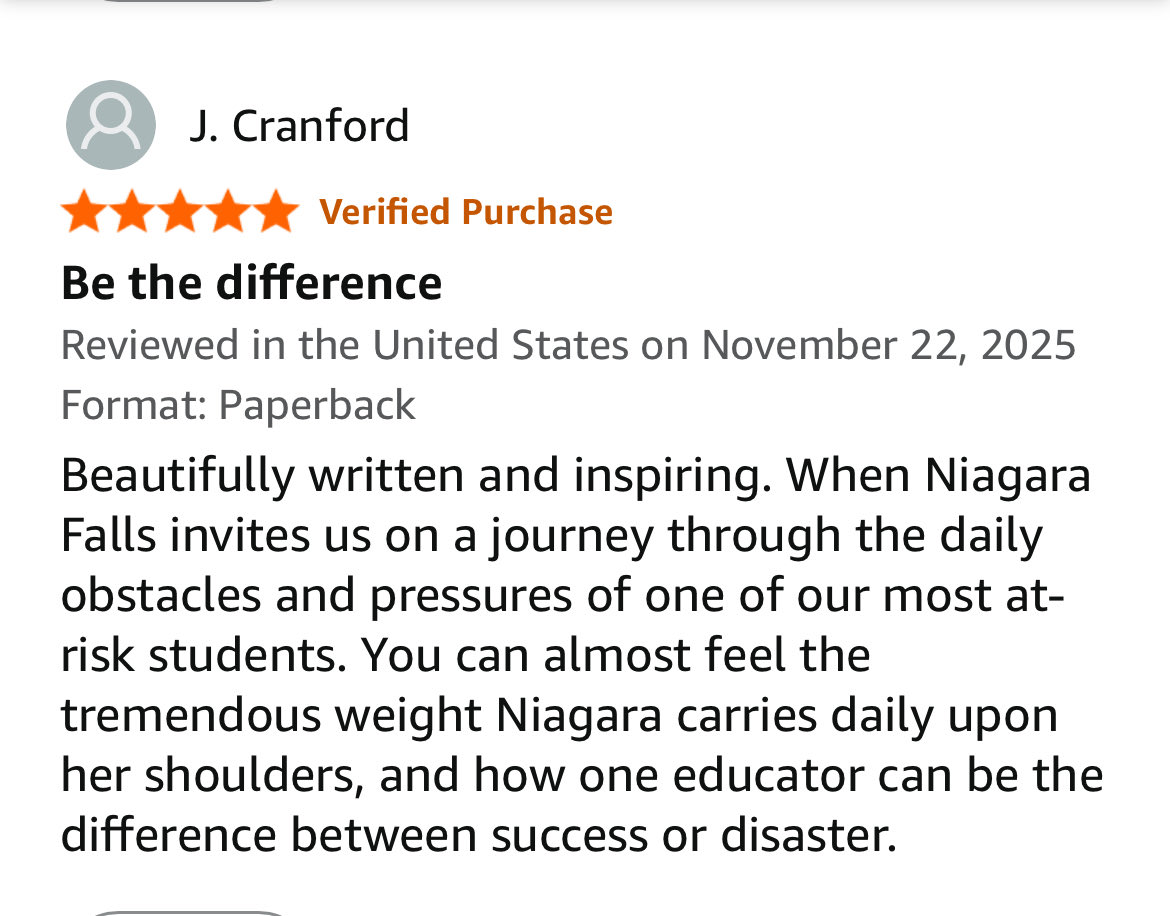 BitnerAndrea's tweet image. Thank you, Johnathan Cranford, for your heartfelt review of When Niagara Falls. The Niagara&apos;s of the world are grateful that our true story resonated with you!
To everyone who continues to read, share, and reflect on our journey! 

Grab your copy here-
bit.ly/4r7UkoA