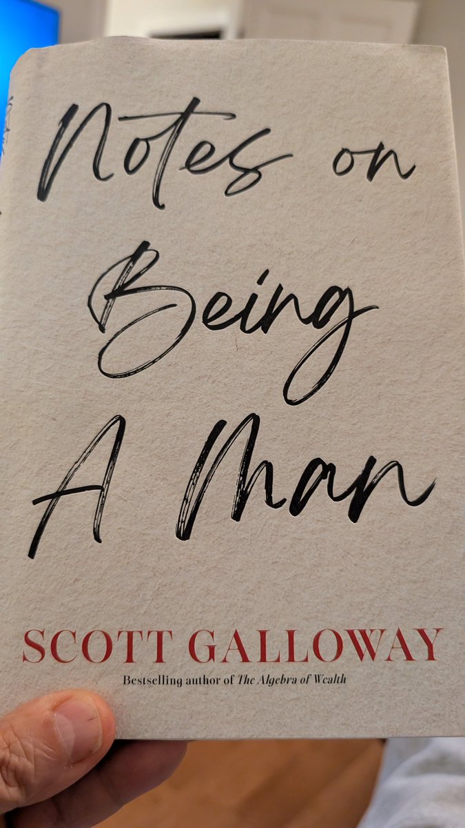 Finding a great read is one of the spin-off benefits of taking time to recover from surgery.
Thank you <a href="/profgalloway/">Scott Galloway</a> for this. I will now give it to my sons and encourage them to read it as well.