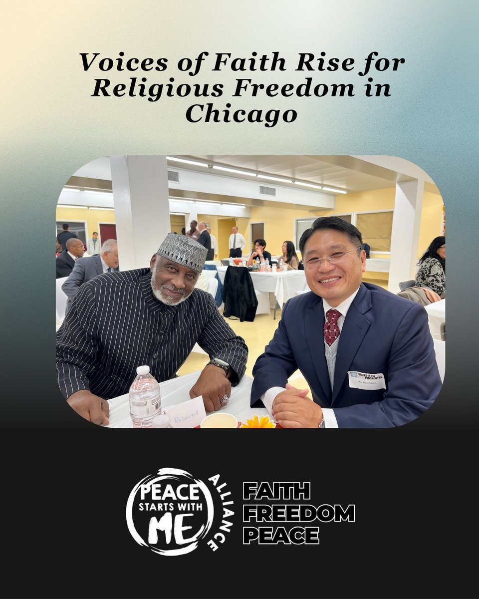 peacestartswme's tweet image. Chicago, IL — November 1, 2025

Over 100 faith leaders filled Life Center Church of God in Christ for the inaugural “Faith, Freedom, Peace” Prayer Breakfast to defend religious liberty and ignite interfaith unity.

Hosted by Peace Starts With Me Alliance Chicago, the morning…
