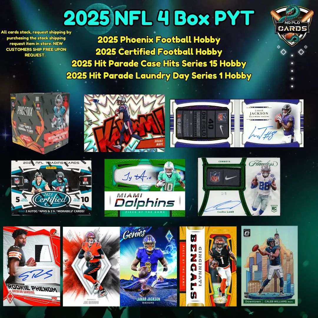 🔥 Break of the Week is posted!🔥 2025 NFL 4-Box Mixer PYT Phoenix