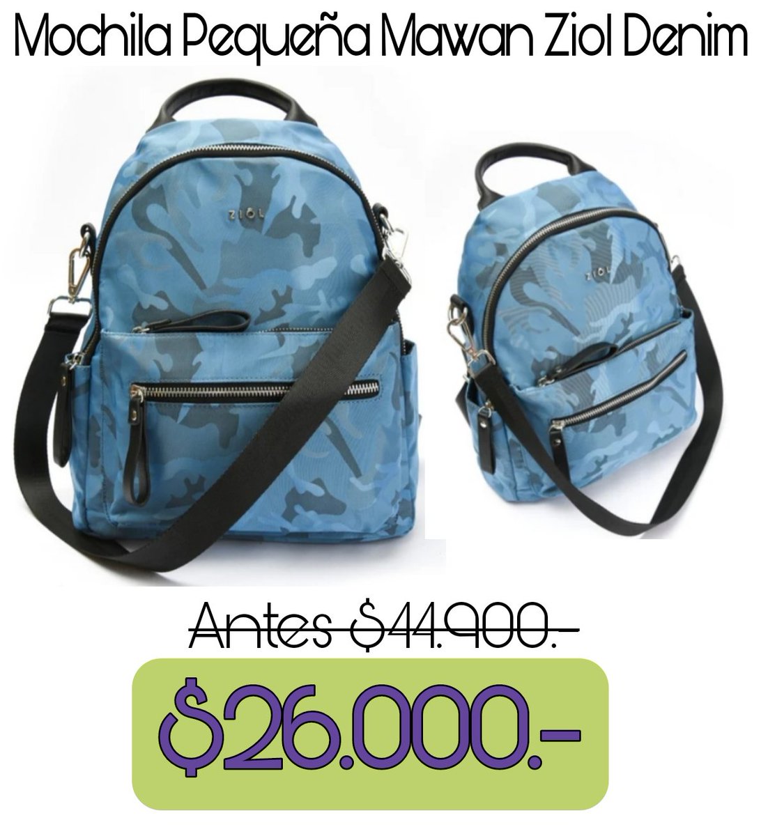 OsitaeShop's tweet photo. Mochila urbana pequeña #Ziol nueva #Valdiviacl #Valdivia #RegióndeLosRíos https://t.co/uLWc9BuXbY