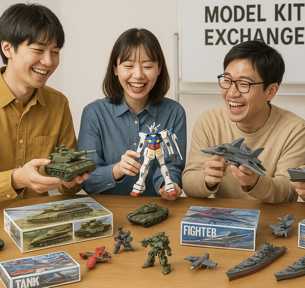 プラモ交換会しよう！】 12/5 （金）19時〜 作らないプラモを持ち寄っ