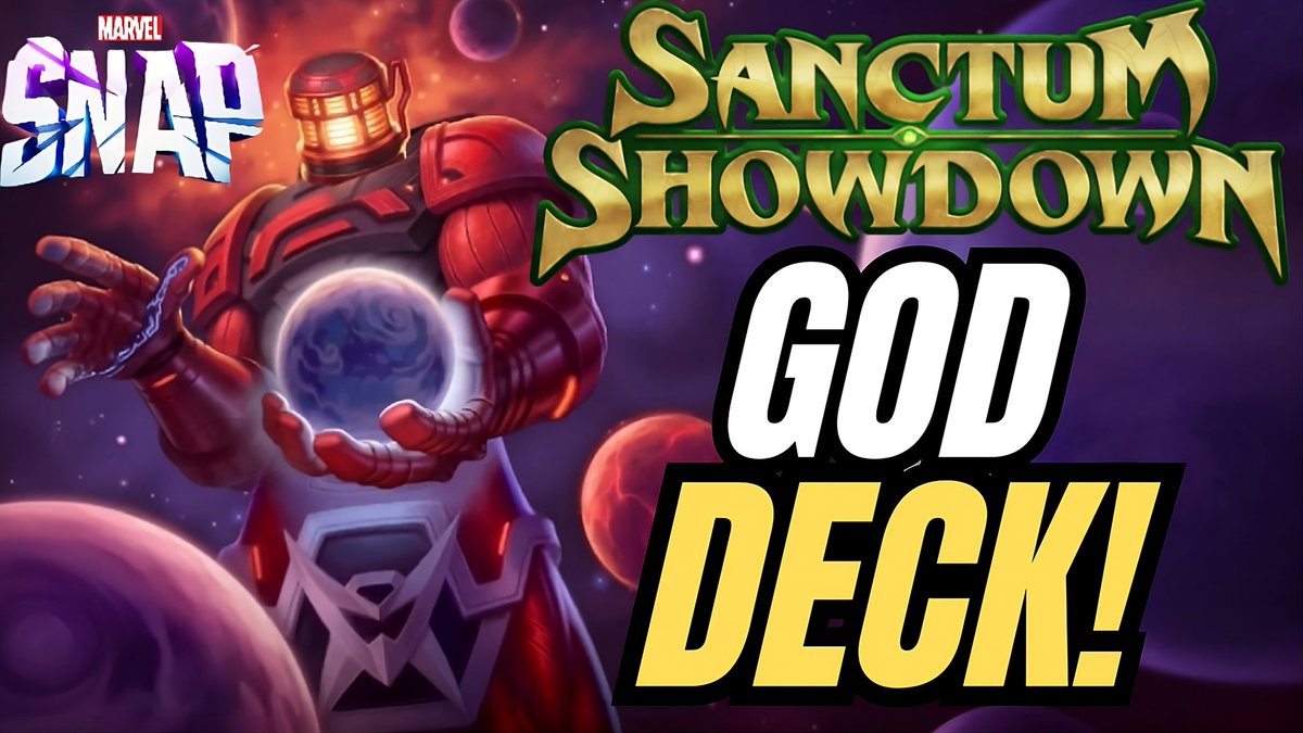 PastraSnap's tweet image. 🔥 ¡EL GOD DECK del Sanctum Showdown ya está AQUÍ! 🔥
Si quieres ganar TODAS tus partidas hoy, este mazo está ROTO y listo para destruir el evento.
No te quedes atrás… entra ya 👇
🎥 youtu.be/svfIds2JTsM?si…
#MarvelSnap #SanctumShowdown #OPDeck