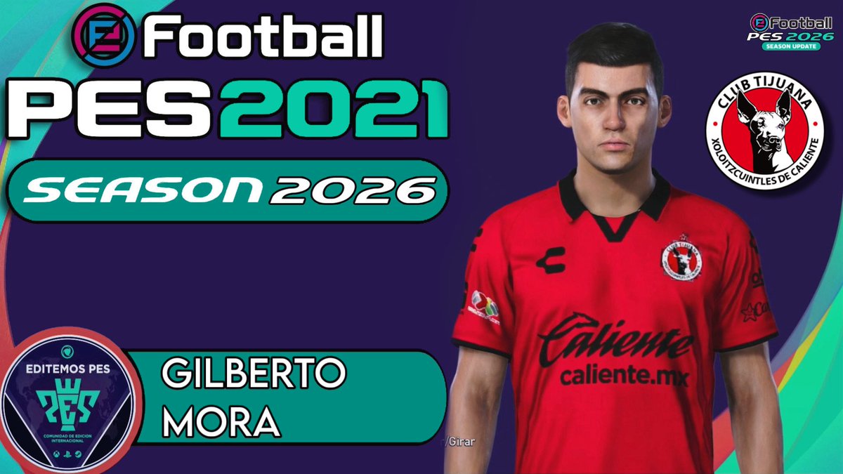 ⚽️eFootball PES: Season 2026 | COMO CREAR A GILBERTO MORA | Tutorial Com... youtu.be/IpfeEE5PkSA?si… vía <a href="/YouTube/">YouTube</a> <a href="/EditemosPES/">Editemos PES</a>