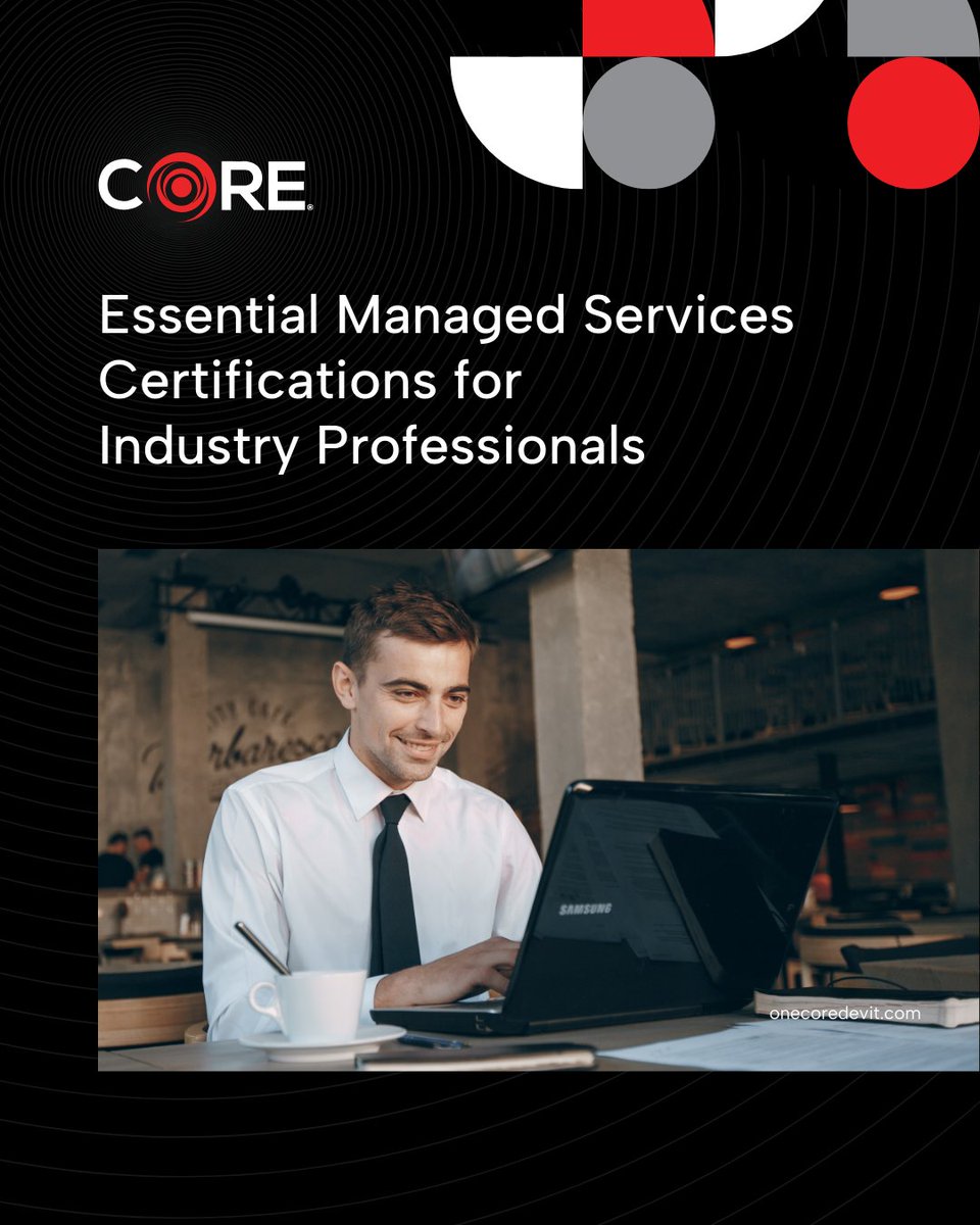 onecoredevit's tweet image. Think certifications are just checkboxes? Think again. In managed services, they prove trust and expertise. See which ones matter most in our latest blog. ✅

Read:  onecoredevit.com/news-and-insig…

#OneCoreDevIT #CORESolutions