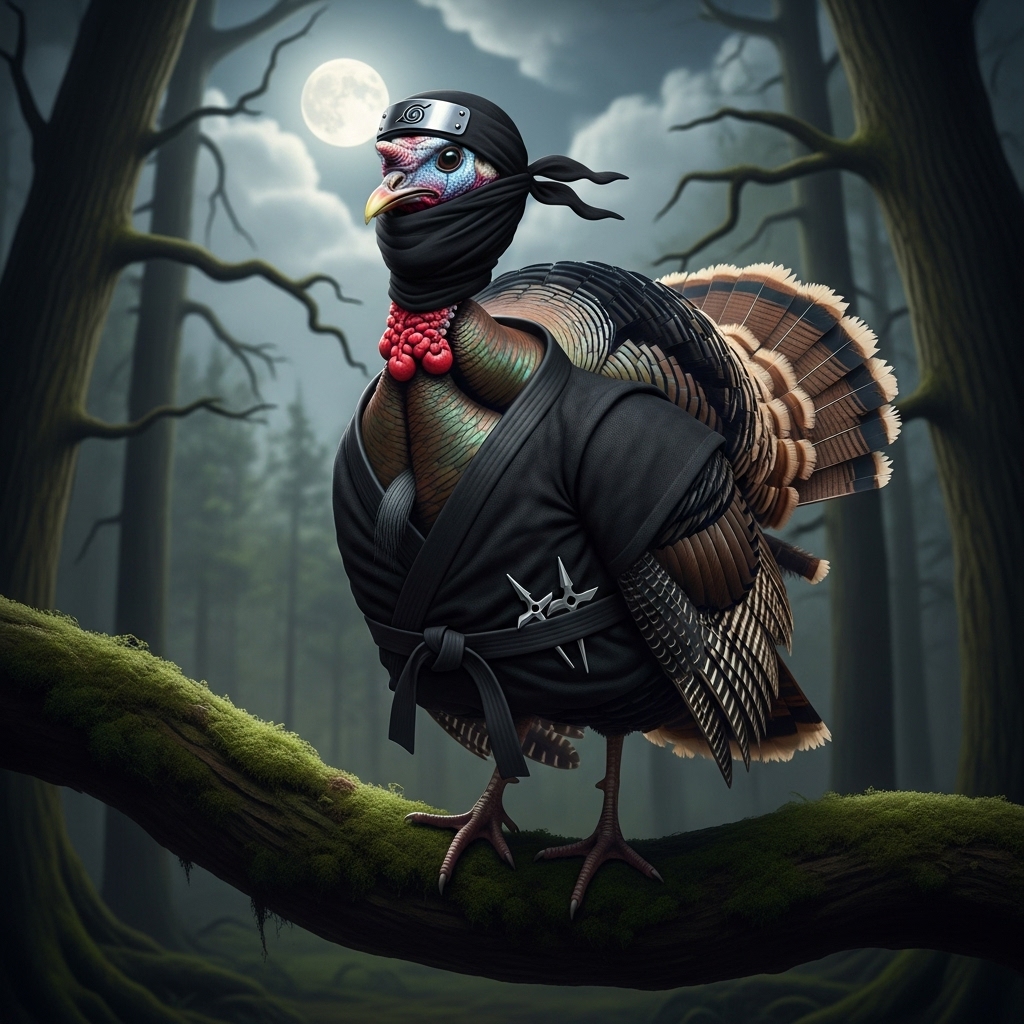 "Ninja Turkey"

#SizzleTurkeys 🦃