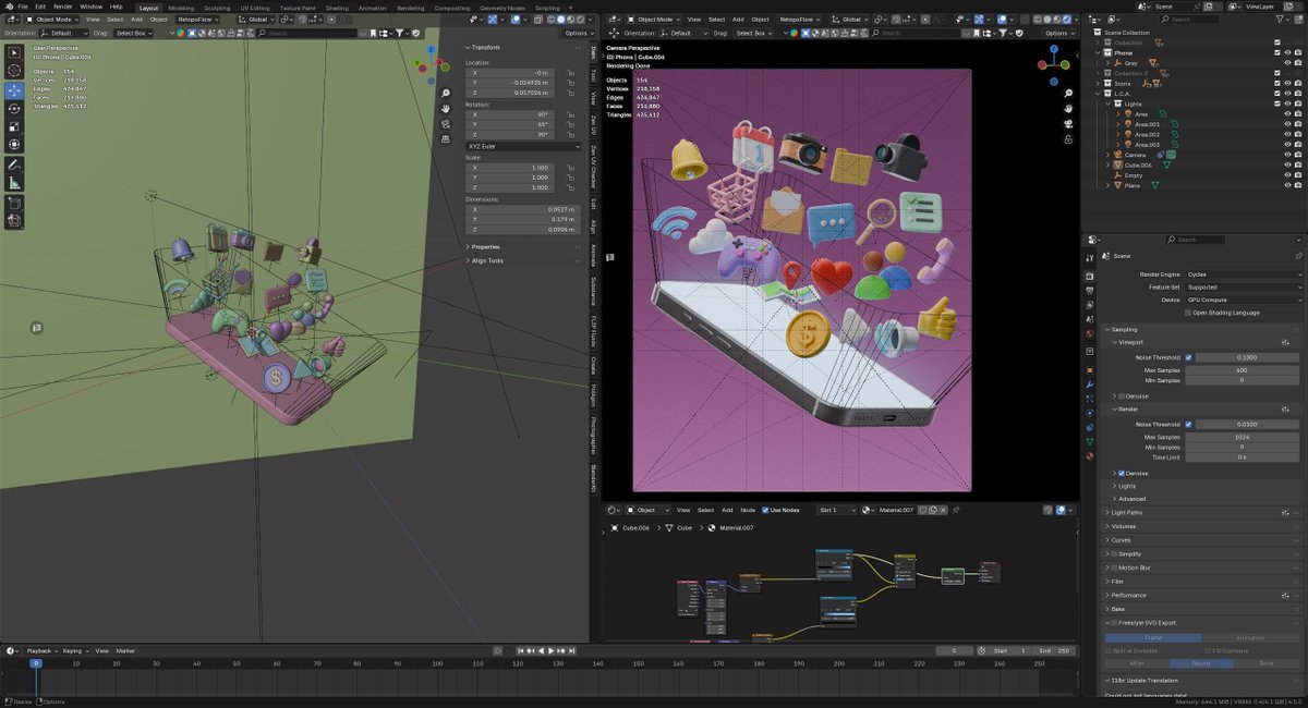 iamsuprimm's tweet image. Day_21: All in One.    

#b3d #blender #30dayschallenge