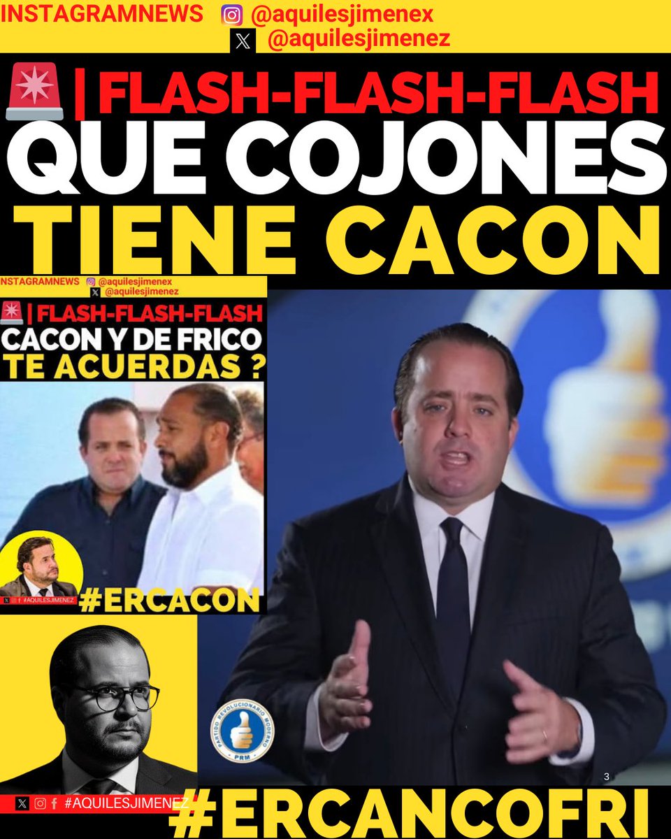 aquilesjimenez's tweet image. Paliza @JosePaliza  tiene el valor de hablar de narcotráfico…

Pero NO tiene el valor de mencionar a los narco-dirigentes del PRM @PRM_Oficial  que han salido en fila india rumbo a Estados Unidos.

¿Y Fricolándia?

¿Y los alcaldes, diputados y regidores extraditados por droga?…