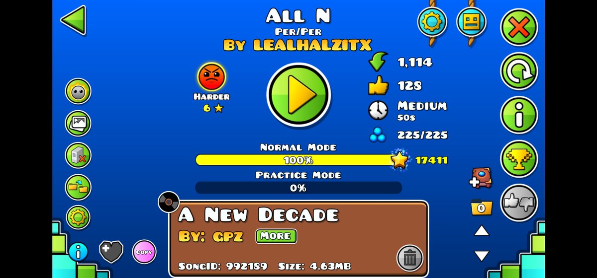 lealhalzitx's tweet image. rated...?!

I thought it was only star rate, but I got a feature. I&apos;m happy but also uncomfortable (This is a really roughly made level lol)