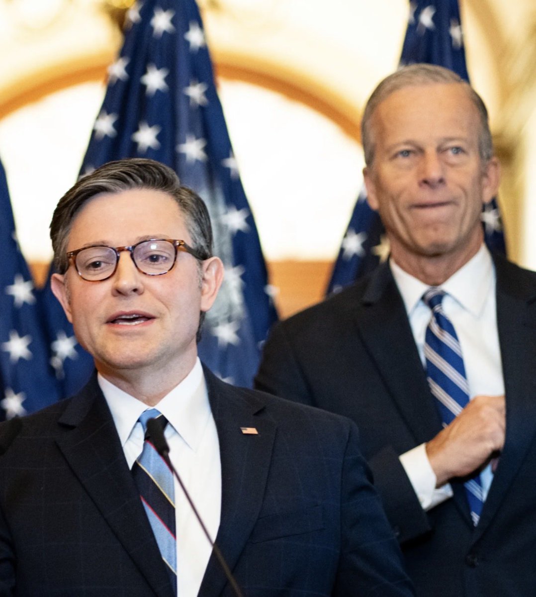 MAGAVoice's tweet image. Time to send a loud message to @SpeakerJohnson and @LeaderJohnThune

Thanks to Trump, the GOP has had control of both the House and Senate but they have done nothing 

Let them know how you feel, I tagged both