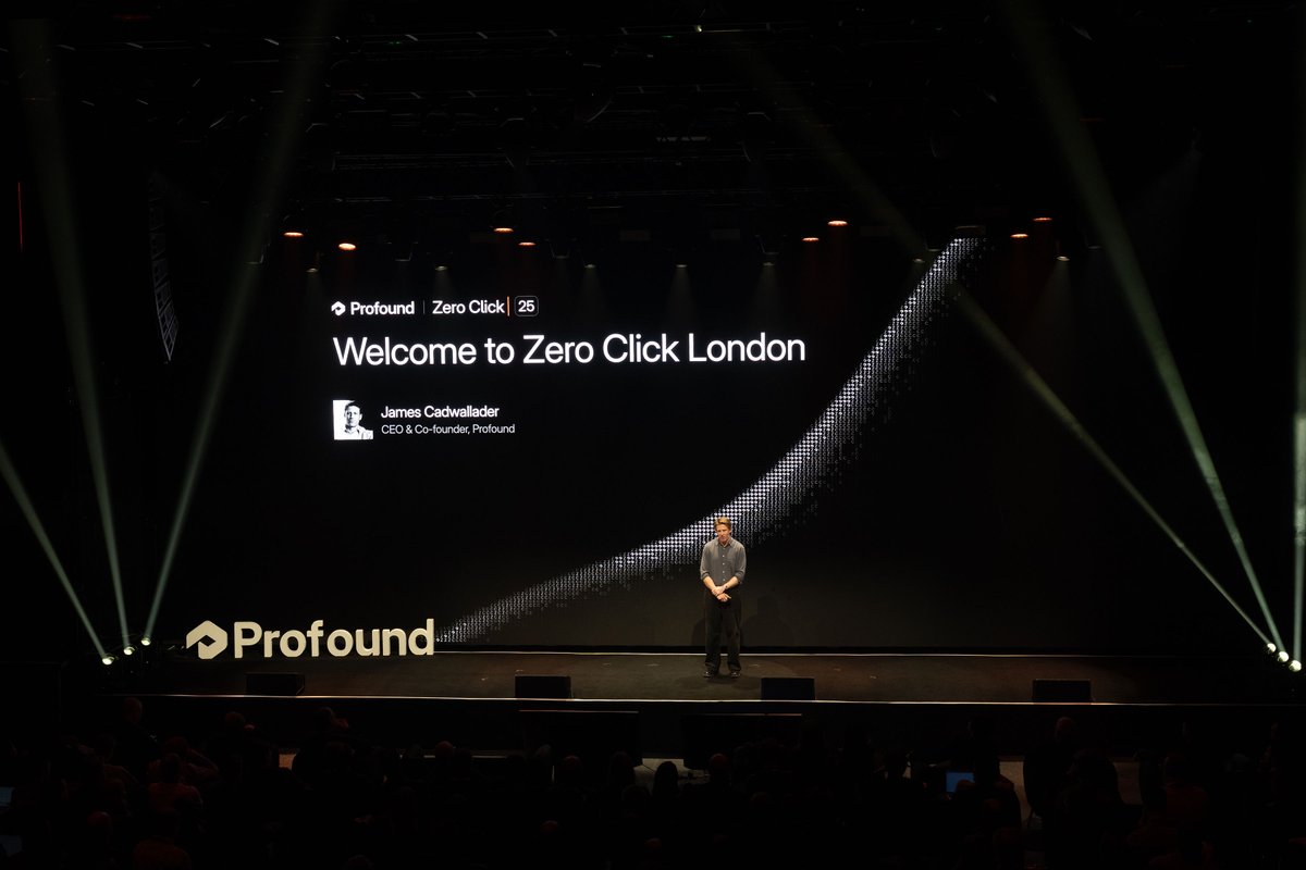 tryprofound's tweet image. Thank you to all who joined Zero Click by Profound London | 25.

The room was full, and the energy was inspiring. We&apos;ve opened in London, and this is just the start.

Stay tuned for ZC | 26!