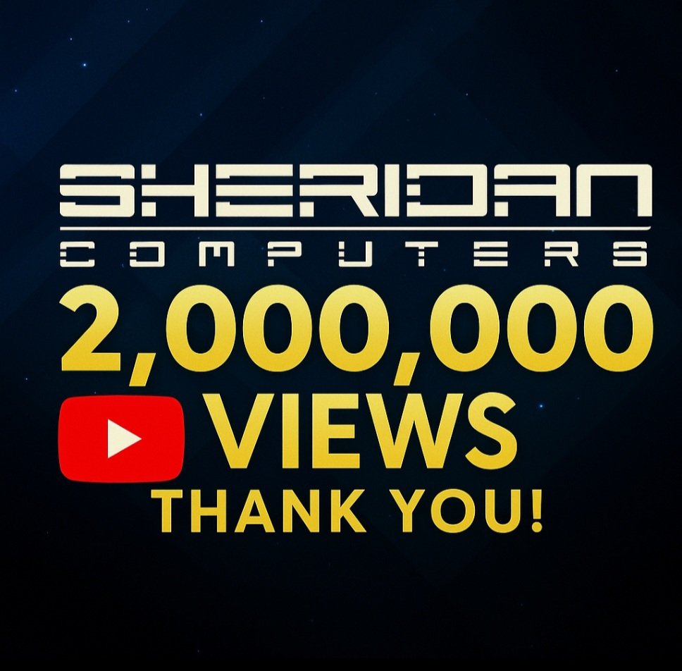sheridancompute's tweet image. Just hit over 2M views on @YouTube, thank you so much for the support!

#TechVideos #TechTutorials #YouTube #Sheridans