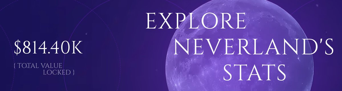 SphereV_Design's tweet image. Neverland is waking up. 
Over $814K in TVL already locked in and we’re just getting started.
Explore the numbers, witness the momentum, and step into the magic. @Neverland_Money  @monad