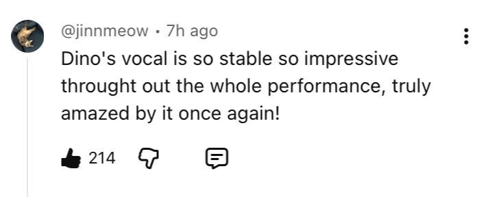 v218log's tweet image. dino is indeed an ace and i'm glad that people are acknowledging it