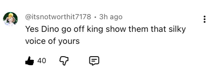 v218log's tweet image. dino is indeed an ace and i'm glad that people are acknowledging it