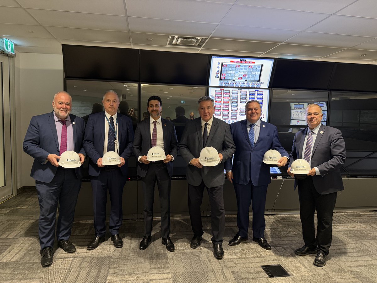 MSidhuLiberal's tweet image. À CANDU, à Mississauga, j’ai vu l’innovation canadienne à l’œuvre. Des milliers de travailleurs font partie de notre chaîne d’approvisionnement nucléaire, qui soutient 90 000 emplois dans 250 entreprises en Ontario.

À mesure que les économies de l’Indo-Pacifique se développent,…