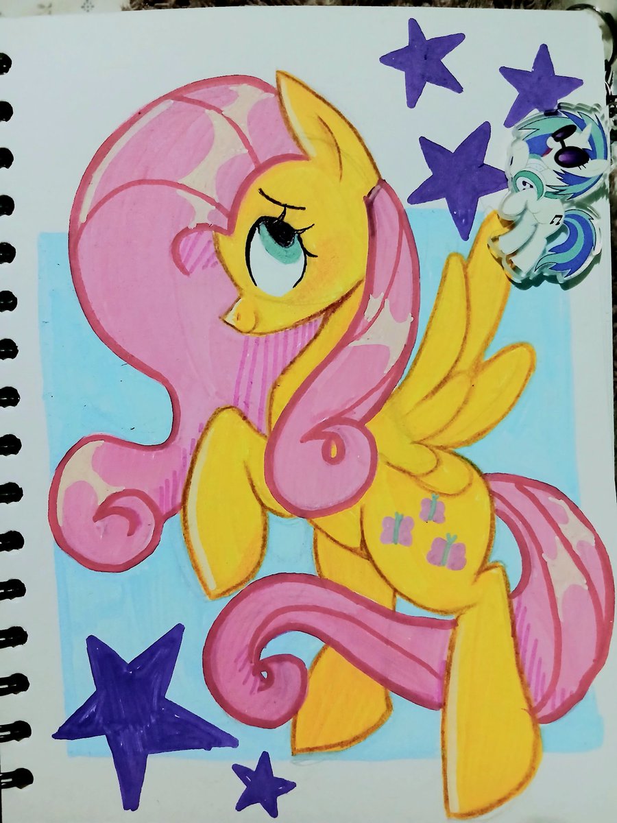Inzomniak_'s tweet image. Flutter tradicional art #mlpfanart #mlpg4 #Fluttershy #mlpart