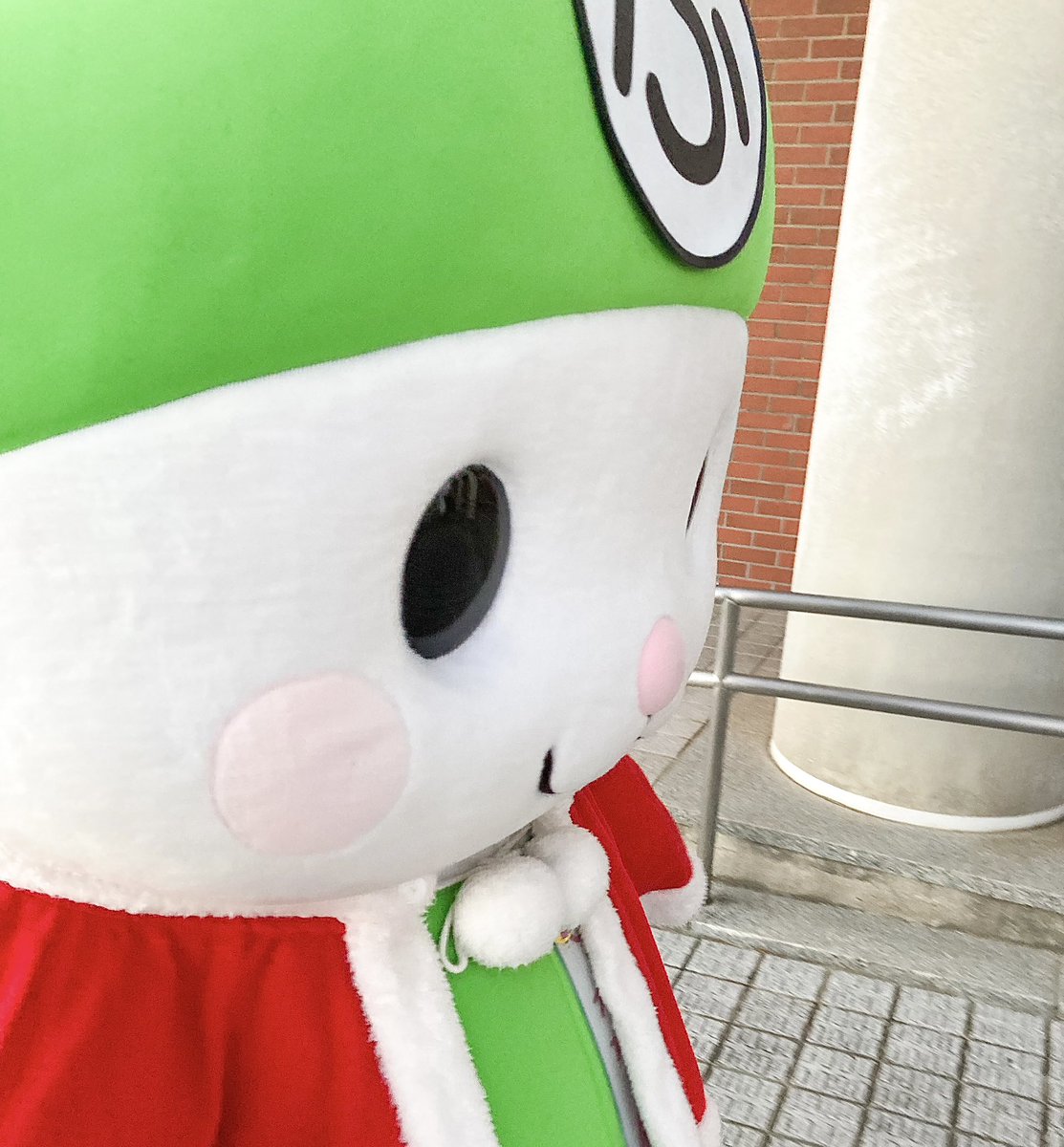 がっくんさん おはよ♪さむゆい朝だねぇ〜！ 冷たい空気でほっぺたが赤くなって 冬が