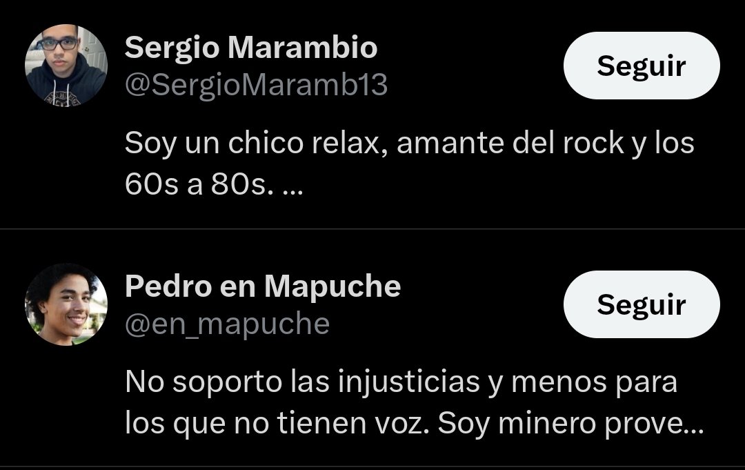 tengochispitas's tweet photo. @RobertoMerken Como buen facho, Weon sigue estas ambas cuentas que que son las únicas que tiene de personas, ambas creadas desde México y creadas en el mismo mes del 2022, Pedro parece más falso la de Sergio si parece real https://t.co/7tkvQ6sQBm