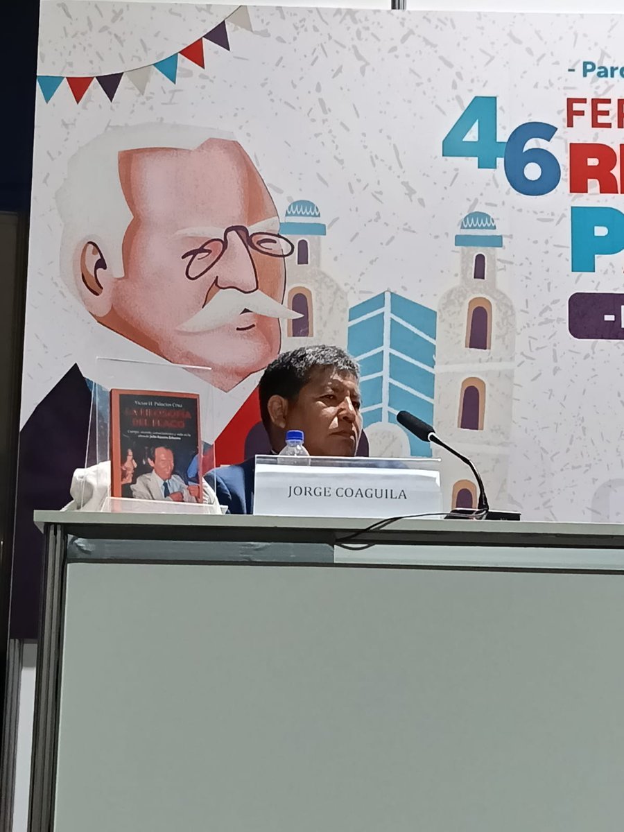 carlosjavierlu's tweet image. Presentación de la &quot;Filosofía del Flaco&quot; sobre el gran Julio Ramón Ribeyro en el Auditorio Antonio Cisneros de la Feria del Libro Ricardo Palma