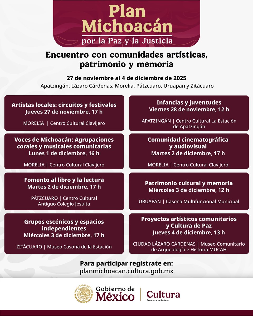 Secretaría de Cultura tweet media