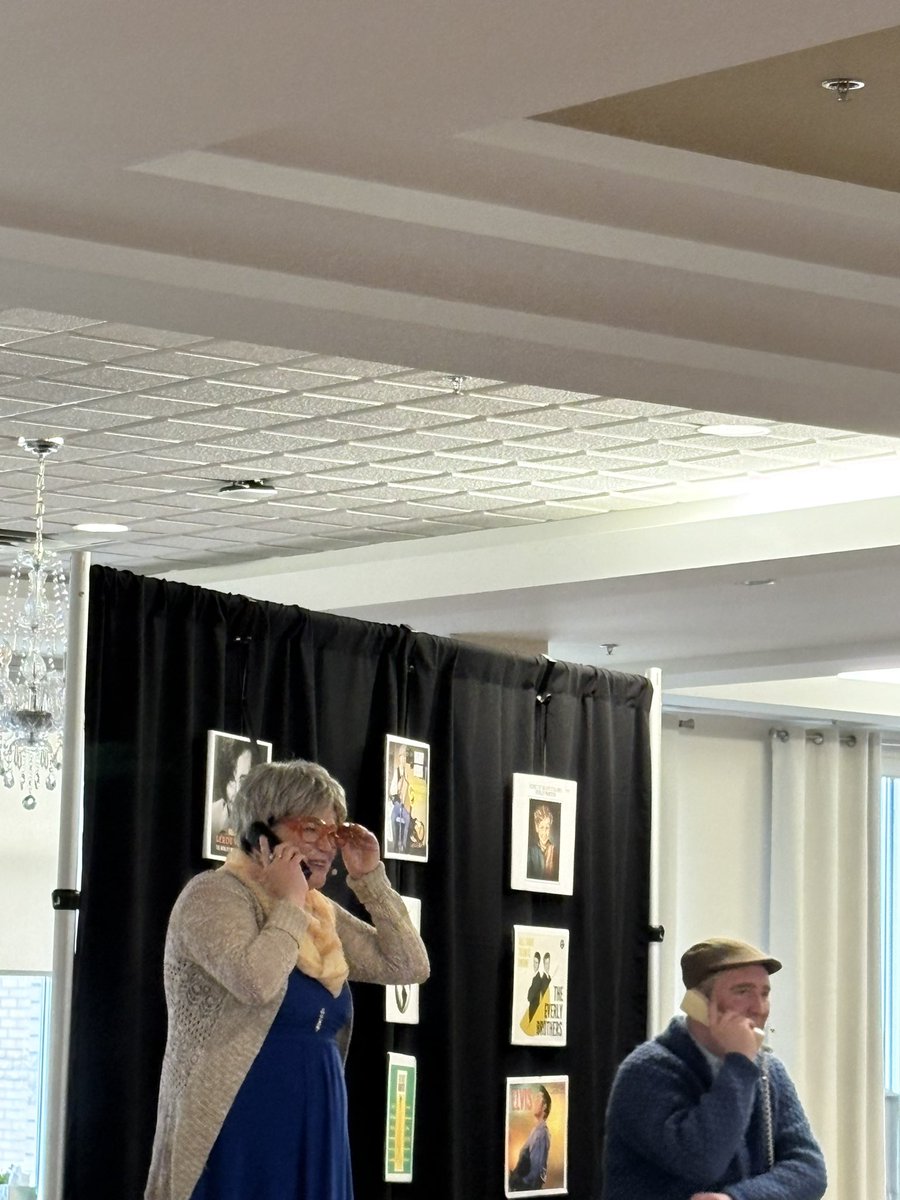PaulLaneMHA's tweet image. Was glad i accepted an invitation to Tiffany Village this afternoon to the Arts &amp;amp; Aging Network’s production of ‘The Music of Your Life’, a tribute to VOWR.  What a wonderful program to bring smiles to the faces of seniors across our province.
#CommunityMatters