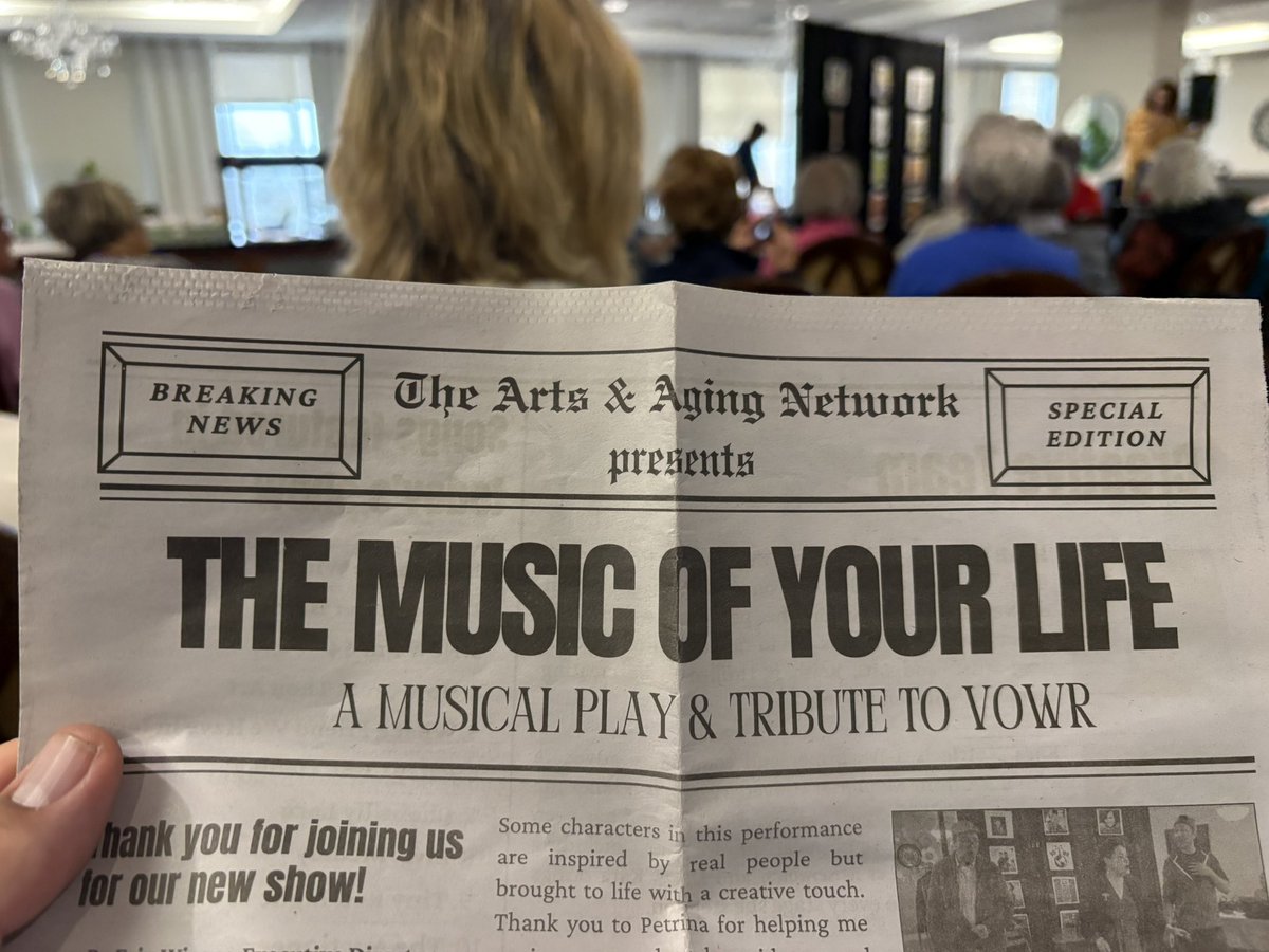 PaulLaneMHA's tweet image. Was glad i accepted an invitation to Tiffany Village this afternoon to the Arts &amp;amp; Aging Network’s production of ‘The Music of Your Life’, a tribute to VOWR.  What a wonderful program to bring smiles to the faces of seniors across our province.
#CommunityMatters