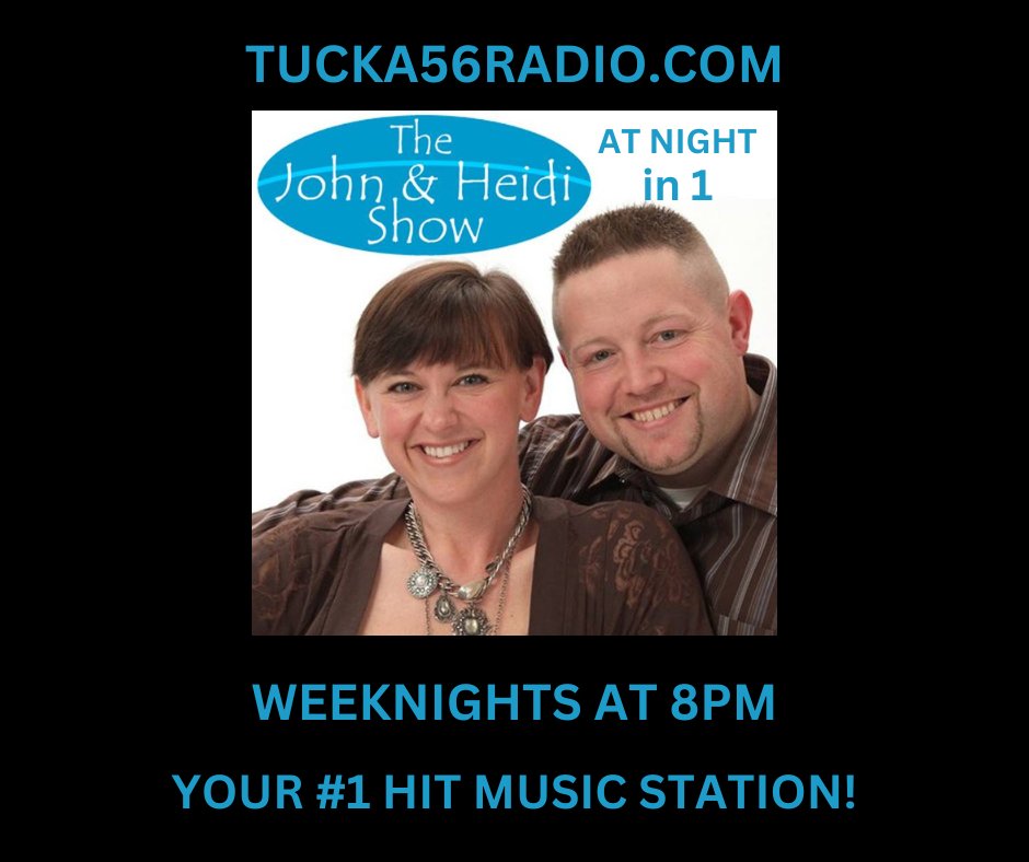 RadioTucka56's tweet image. #UpNext John &amp;amp; Heidi At Night in 1 8pm ET USA
#TUCKA56RADIO on the Get Me Radio platform 
(Stream ＆request is here👇🏻)
🔗 getme.radio/tucka56radio 
Request your Songs via #GetMeRadio App or
TUCKA56RADIO.COM 
Over 10 apps available 
Website: getme.radio