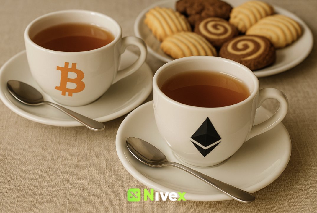 nx_Labs's tweet image. BTC holding strong above $88K, ETH climbing toward $3K with Fusaka energy behind it.

Risk-on flow is back. Liquidity waking up. Bulls stretching. 🐂🔥

So… BTC or ETH — what’s your afternoon tea?

Jump in, ride the momentum with Nivex😉