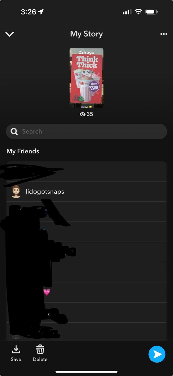 i just got jumpscared looking at my snap story viewers omg 😭💘 this has never happened and idk how long ago i added him hahahaha