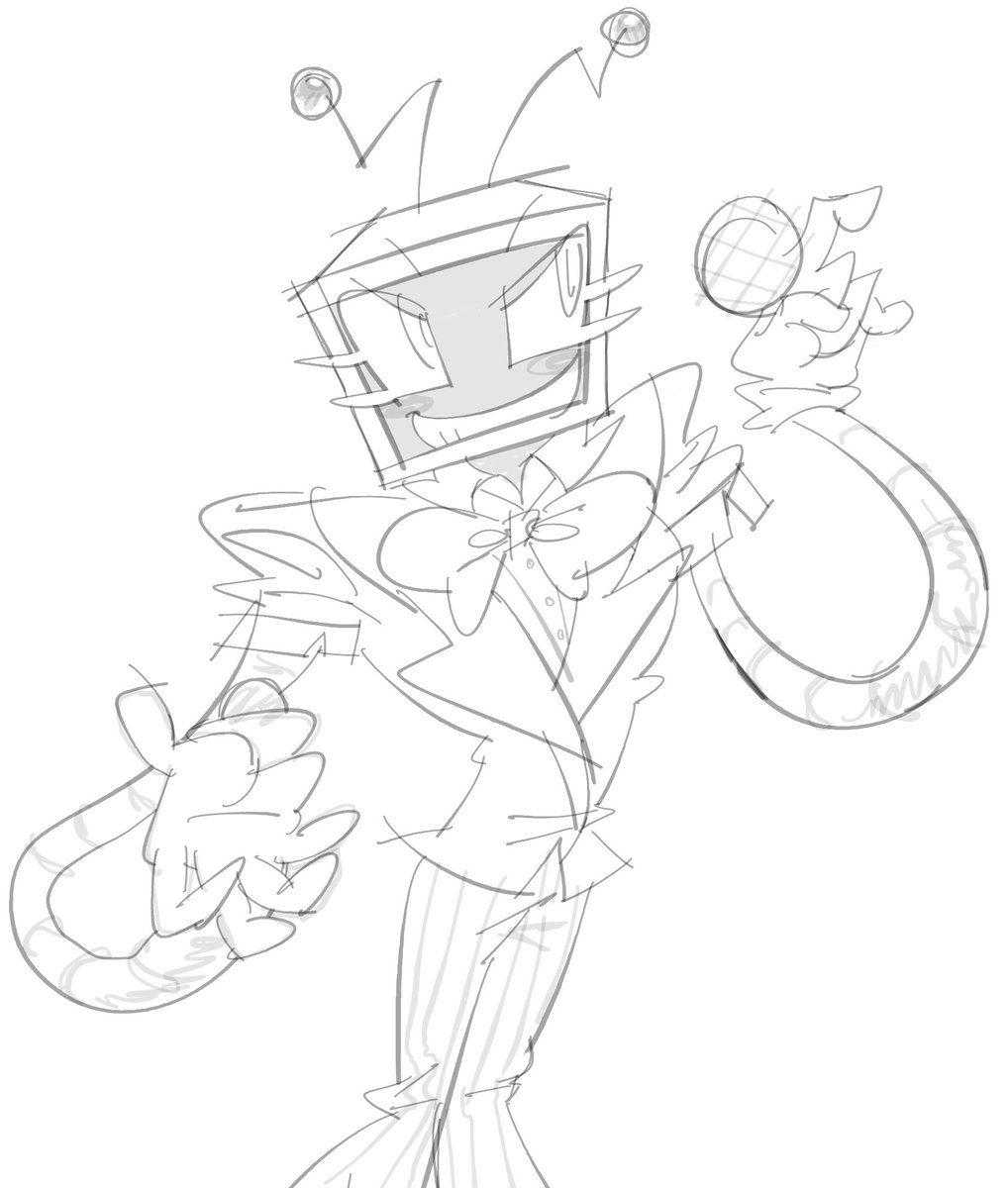 ujujuju_u's tweet image. I luv drawing robots #dandysworld