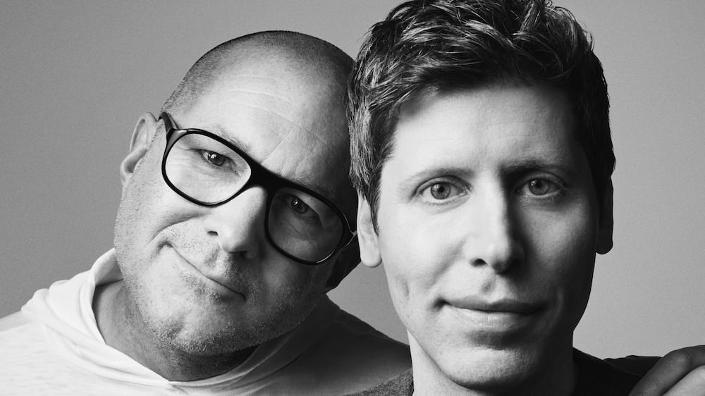 MacRumors's tweet image. Jony Ive and Sam Altman Discuss AI Device That&apos;s Playful, Bite Worthy, and as Peaceful as a Cabin By a Lake macrumors.com/2025/11/24/jon…