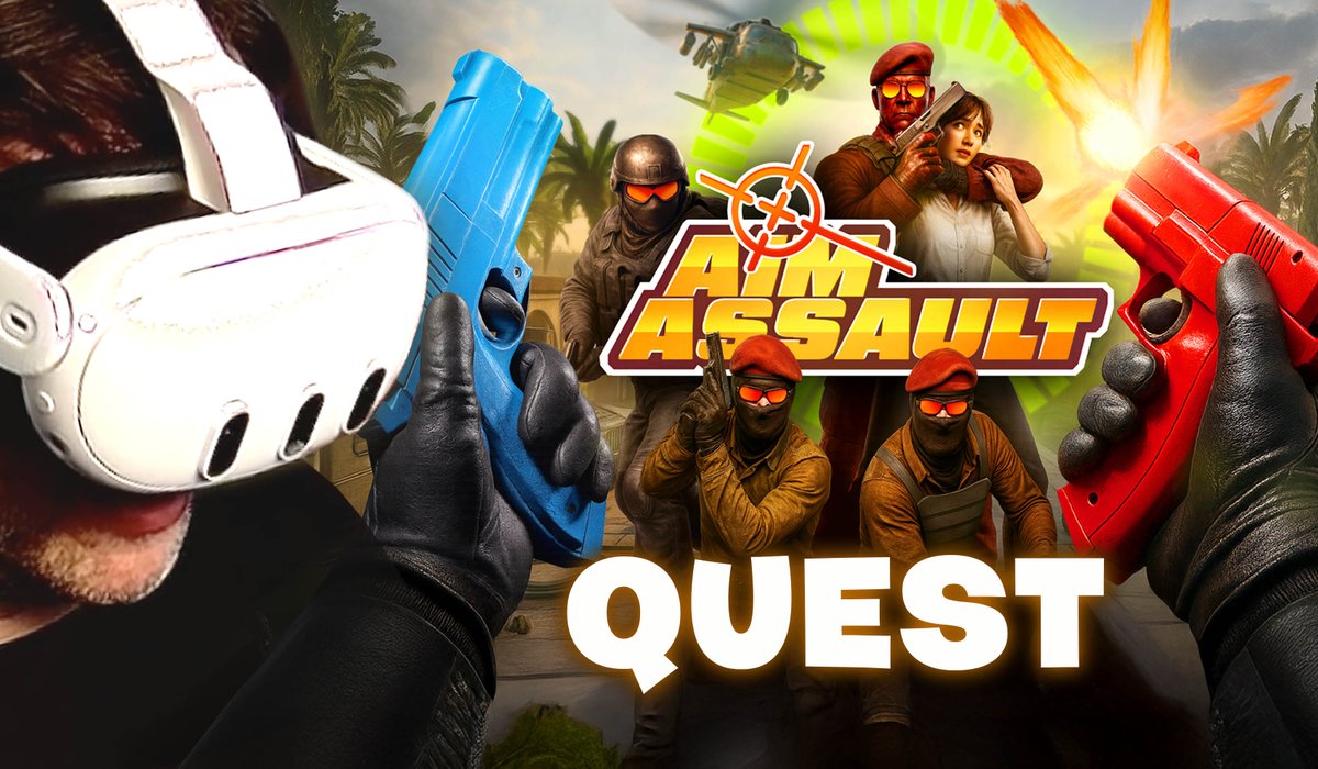 virtualgo34's tweet photo. 💥 Nouvelle Vidéo sur #youtube
AIM ASSAULT VR 💥 Un rail-shooter VR à la Time Crisis sur QUEST !
🔴 https://t.co/nHY7C4sOTo
#vr #MetaQuest #aimassault @DivrLabs @MetaQuestVR #timecrisisvr https://t.co/BHvGafZD1L