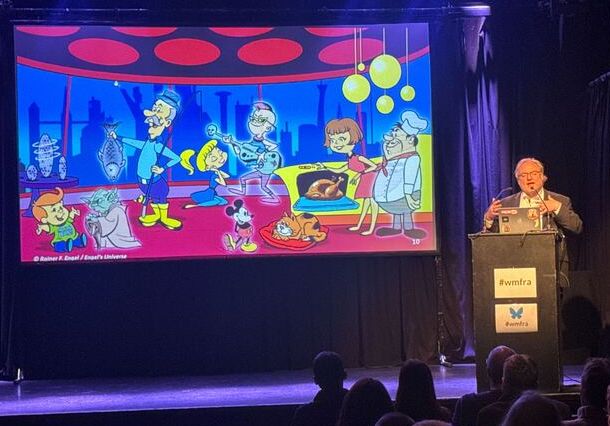 Alles ohne Risiko - Wenn die Zukunft eintrifft bin ich schon tot.
Dirk Engel – „Willkommen im Zeitalter des Posthumanen Marketing!”
Webmontag Frankfurt #wmfra #117 Ignite Sprech #8