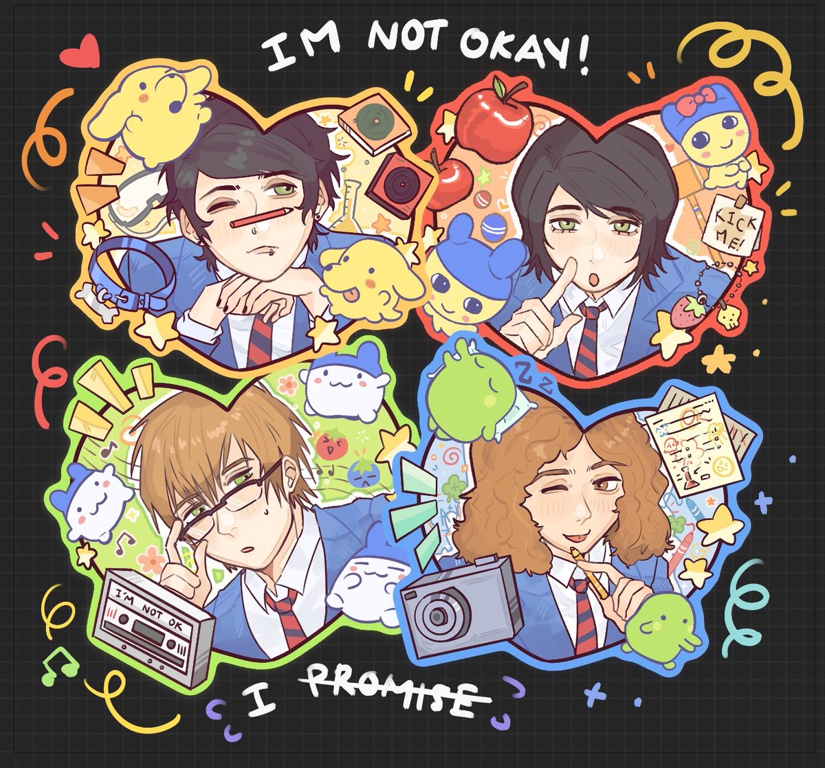 fishroess's tweet image. 4/4
im ok now !!
#mcrfanart