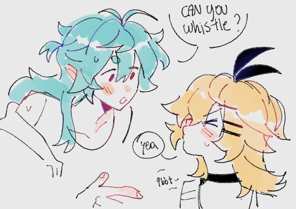 DailyMikurin's tweet image. can you whistle?