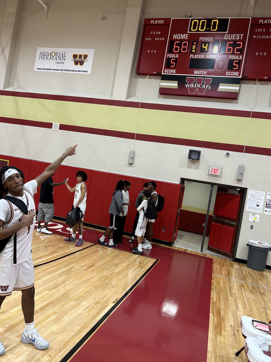 coachjfd's tweet photo. Cy Woods victory over Freemen gives Coach Chris Draudt win #300. Go Wildcats https://t.co/gsIPhl3XwD