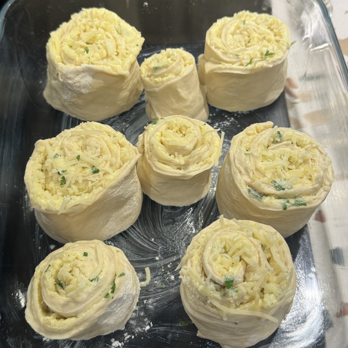 alphackles's tweet image. garlic rolls ... second try ... i will not remain defeated