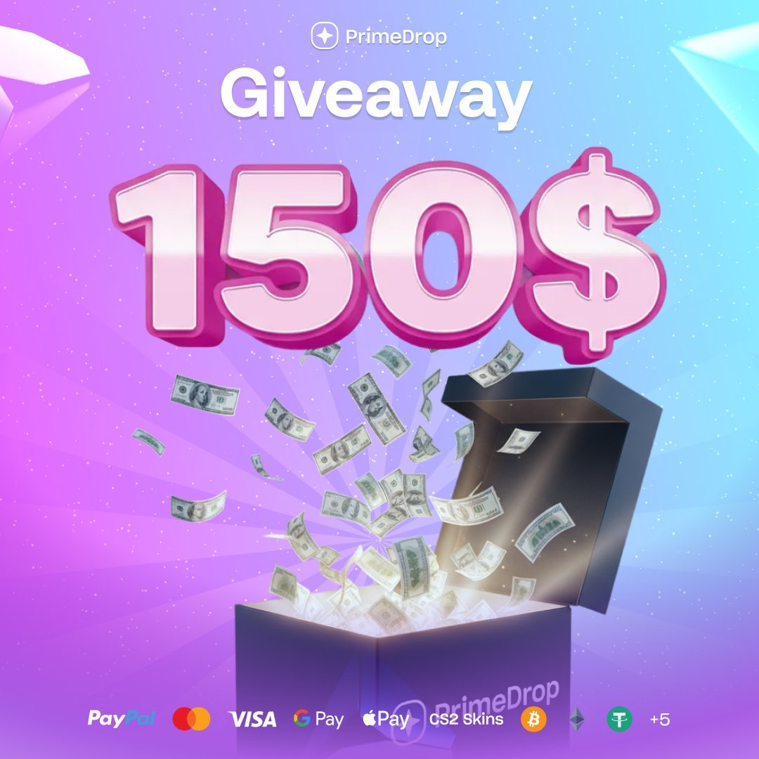 Soomzyy's tweet image. 💰 $150 GIVEAWAY!

✅ Follow Me &amp;amp; @PrimeDropOff
✅ Retweet
✅ Tag a Friend

🎁 Get 3 FREE cases when signing up: primedrop.com

⏰ Rolling in 7 Days!