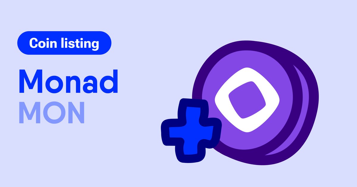 🚀 Monad ($MON) is live on EXMO

Trade MON/USDT on spot from Nov 24–27 and compete for a share of the $500 prize pool.
High-speed L1, full EVM compatibility.
⚠️ Manual trades only

Ready? 👉 Trade MON/USDT on EXMO exmo.com/trade/pro/MON_…