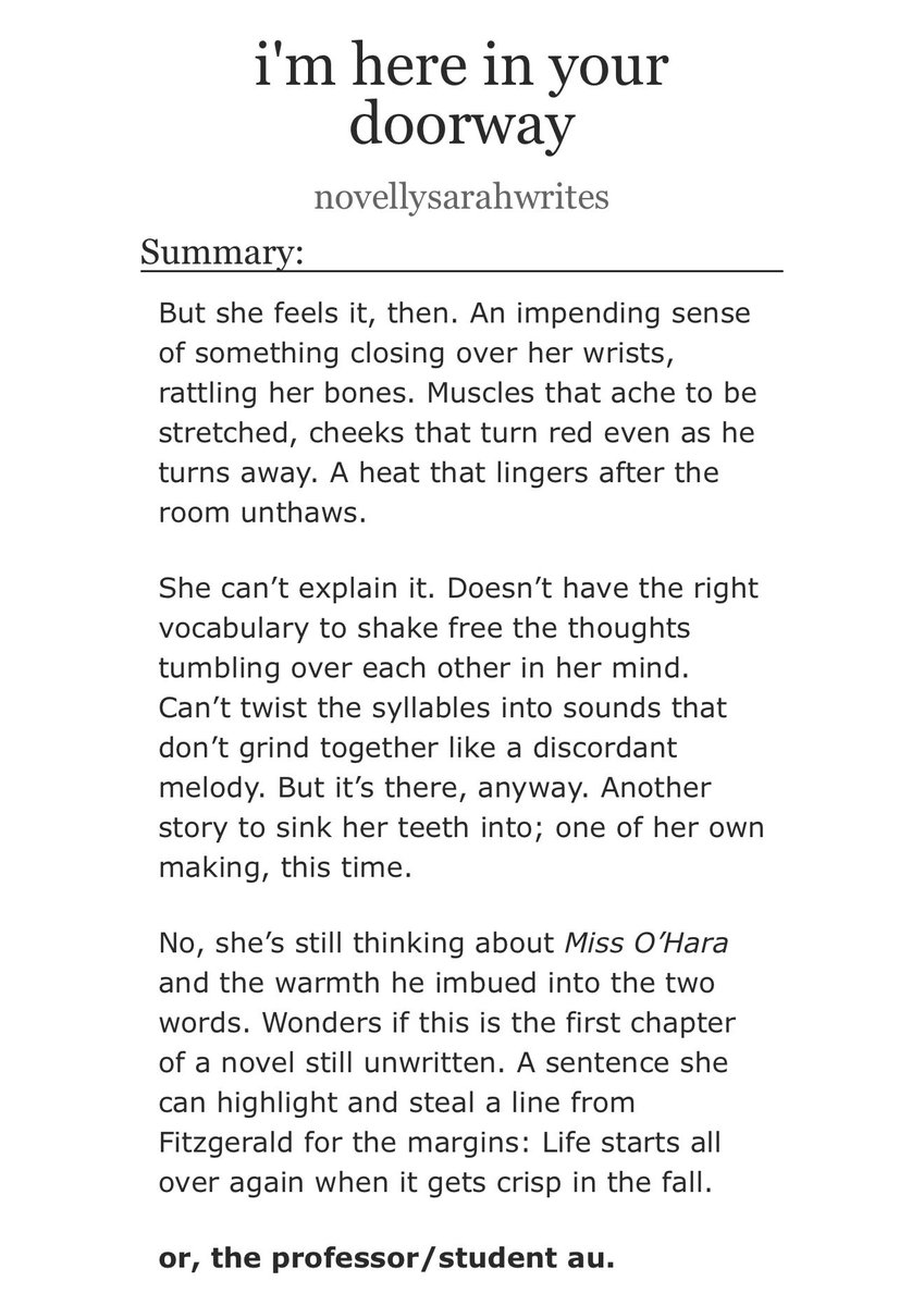 i’m here in your doorway, chapter 4
a rutag professor x student au

archiveofourown.org/works/72038096…