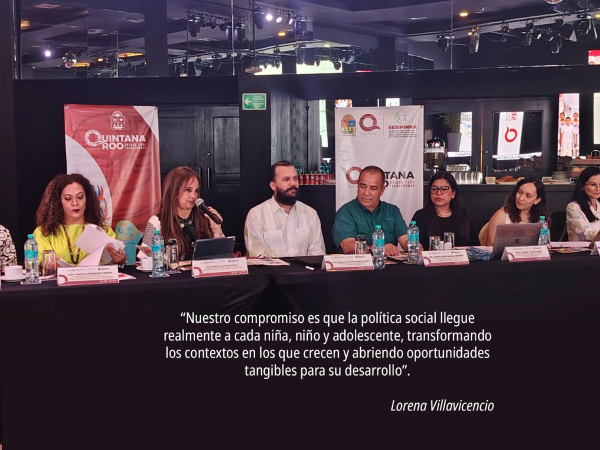 SIPINNA_MX's tweet photo. En 30a Sesión de Comisión de Secretarías Ejecutivas, reiteramos que la protección integral exige presencia territorial y políticas sociales que transformen contextos donde viven #niñas, #niños y #adolescentes #SomosSIPINNA @SLVillavicencio @AytoCancun @SIPINNAQROO #ENAPI https://t.co/tXIgxKX2ii