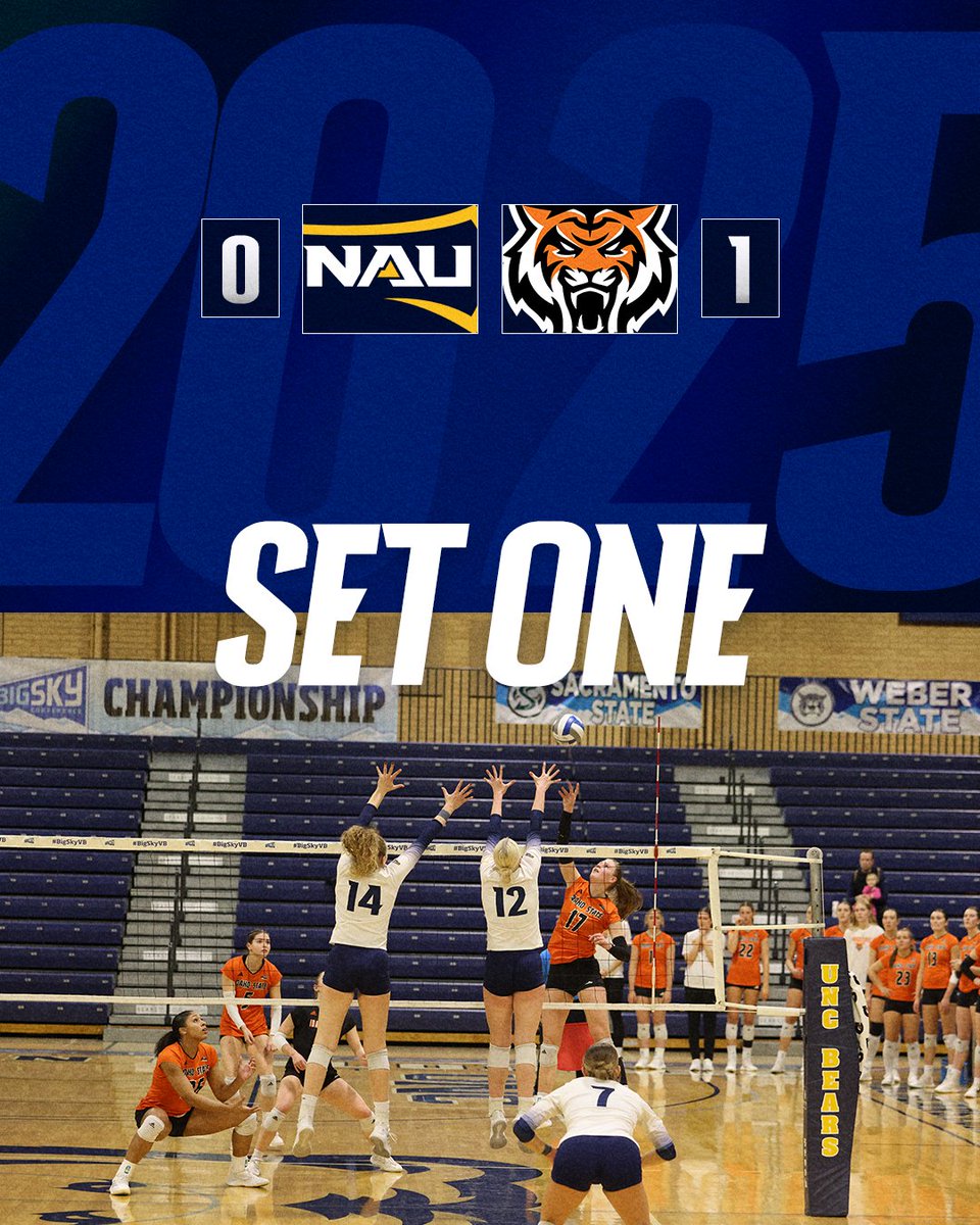 NAUVolleyball's tweet image. 🪓

#RaiseTheFlag | #BigSkyVB