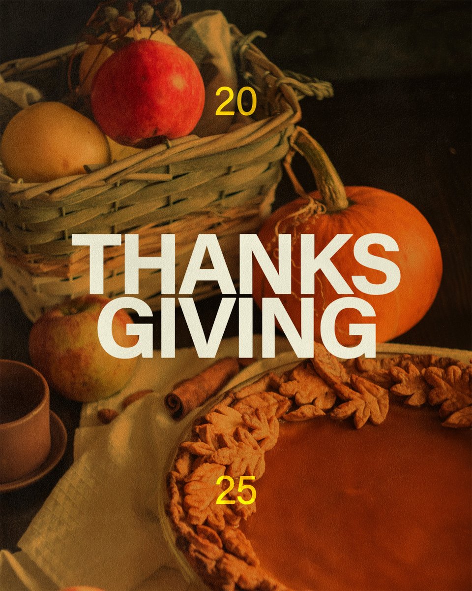 HAPPY THANKSGIVING! - Name five things you’re grateful for today!
#Thanksgiving #Jesus #RescueChurch