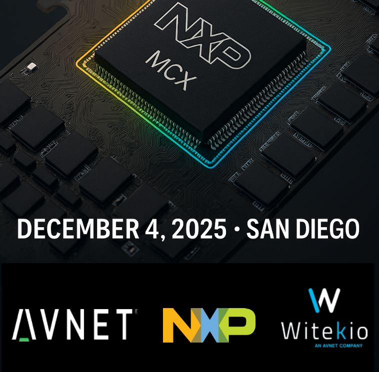 Witekio_int's tweet image. Who wants #Zephyr software training, an NXP board, AND lunch on us?!? 

@Avnet, @NXP and Witekio are teaming up for a free, in-person workshop designed for engineers who want real, practical experience with @ZephyrIoT on NXP’s MCX-N MCU family.

Join us on 4 December for a…
